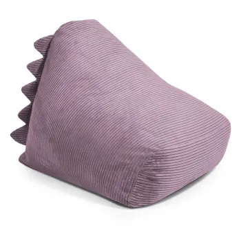 Fotoliu puf pentru copii mov cu tapiterie din catifea reiata Snug 80 Dragon - SLOWDOWN imagine