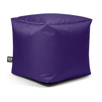 Fotoliu puf pentru copii mov Cube M - So Soft? imagine