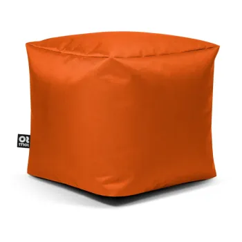 Fotoliu puf pentru copii portocaliu Cube M - So Soft? imagine
