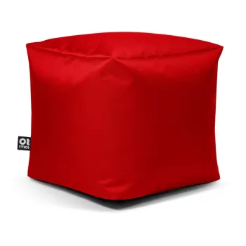 Fotoliu puf pentru copii rosu Cube M - So Soft? imagine