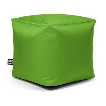 Fotoliu puf pentru copii verde Cube M - So Soft? imagine