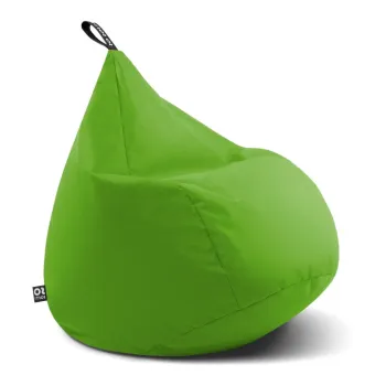 Fotoliu puf pentru copii verde Drop M - So Soft? imagine