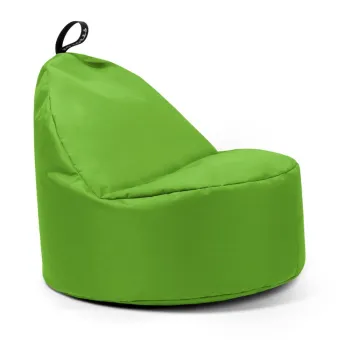 Fotoliu puf pentru copii verde Round M - So Soft? imagine