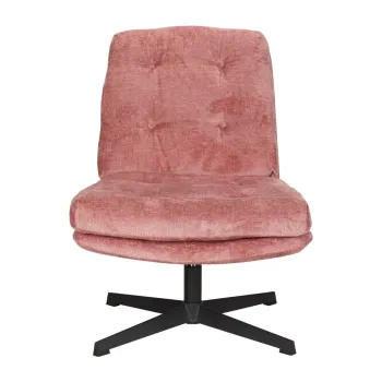 Fotoliu roz pivotant Kai - White Label imagine
