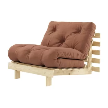 Fotoliu variabil Karup Design Roots Raw/Clay Brown imagine