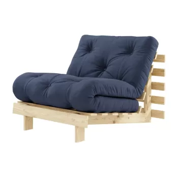 Fotoliu variabil KARUP Design Roots Raw/Navy, albastru inchis imagine