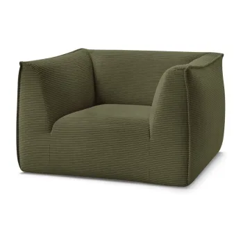 Fotoliu verde cu tapiE>erie din catifea reiatAGiorgia aEURBobochic Paris imagine