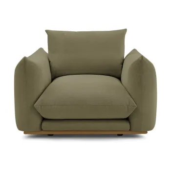 Fotoliu verde deschis Ernest - Bobochic Paris imagine