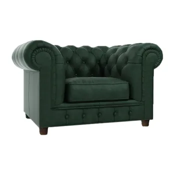 Fotoliu verde inchis cu tapiterie din catifea Cambridge - Ropez imagine