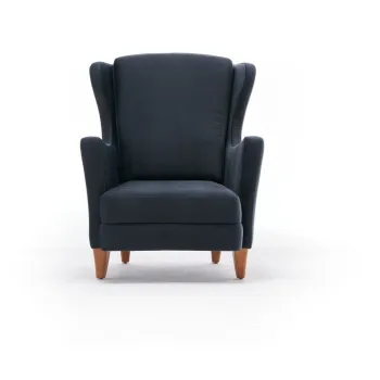 Fotoliu wing gri inchis Lola Brejer - Artie imagine