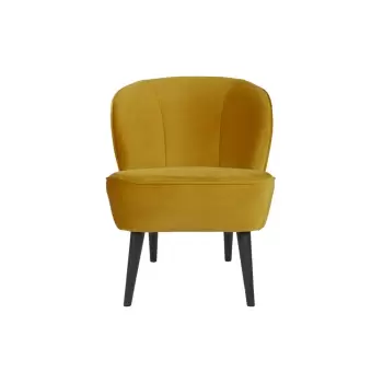 Fotoliu WOOOD Sara, galben mustar imagine