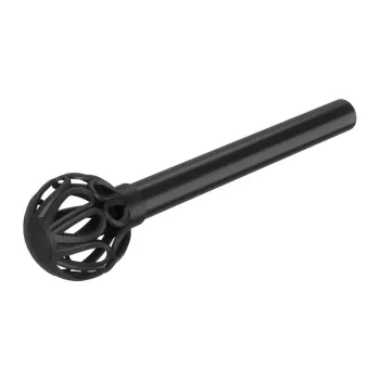 Galerie de perdea negru-mat extensibila din otel 107 - 305 cm Aria - Umbra imagine