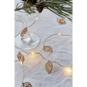 Ghirlanda luminoasa numar becuri 20 buc. cu baterii lungime 200 cm Marlin Leaf - Sirius imagine