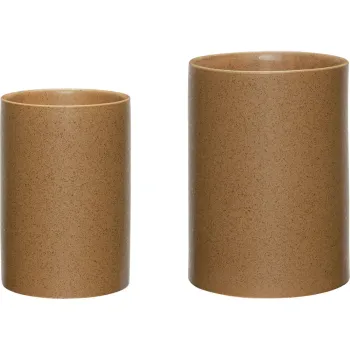 Ghivece 2 buc. din ceramica o 18 cm Edna - Hubsch imagine