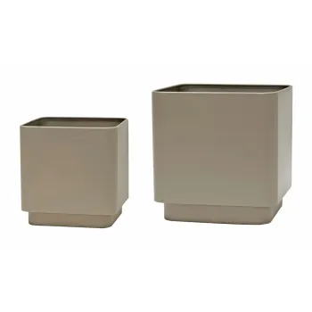 Ghivece 2 buc. din metal Cube - Hubsch imagine