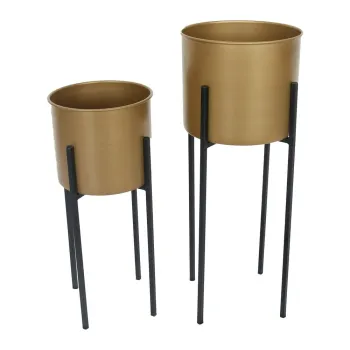 Ghivece 2 buc. din metal o 24 cm Dempo - Garden Pleasure imagine