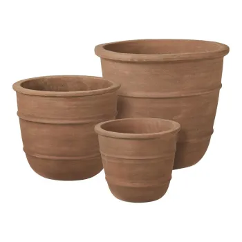 Ghivece 3 buc. din teracotAA, 48 cm Kragholm aEURHouse Nordic imagine