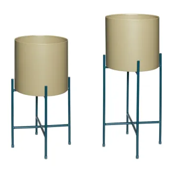 Ghivece decorative 2 buc. din metal o 25 cm Airy - Hubsch imagine