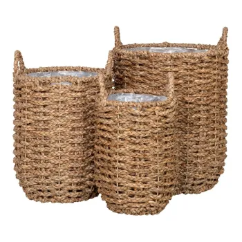 Ghivece decorative 3 buc. din iarba-de-mare o 31 cm Hue - House Nordic imagine