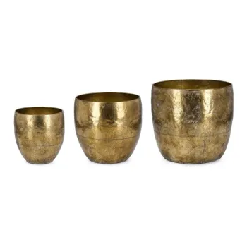 Ghivece decorative 3 buc. din metal o 40 cm Bimala - Bizzotto imagine