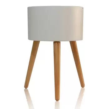 Ghiveci cu auto-udare Tomasucci Calla, o 33 cm, alb imagine