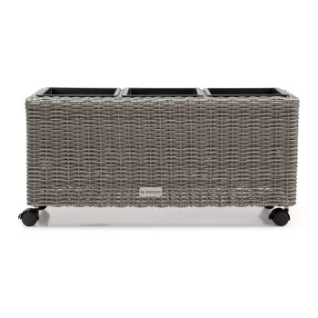 Ghiveci de gradina Bonami Essentials Natural, gri imagine