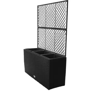 Ghiveci de gradina Bonami Essentials Wall, negru imagine