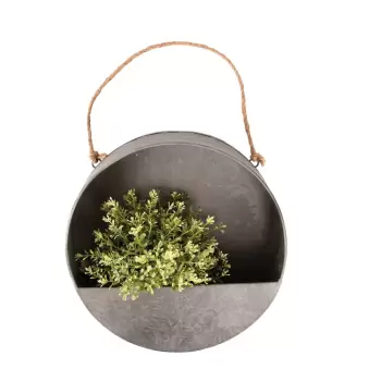 Ghiveci de perete Esschert Design, o 30 cm, gri imagine