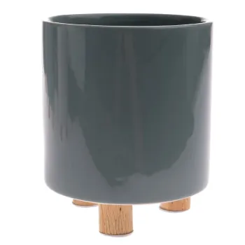 Ghiveci decorativ din ceramica o 13 cm - Dakls imagine