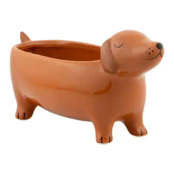 Ghiveci decorativ din ceramica Sausage Dog - Sass & Belle imagine