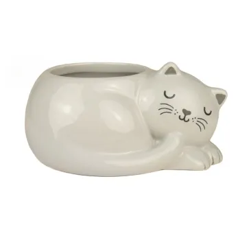 Ghiveci decorativ din ceramica Sleeping Cat - Sass & Belle imagine