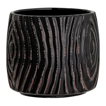 Ghiveci decorativ din gresie A, 13,5 cm Hena aEURBloomingville imagine