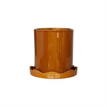 Ghiveci decorativ din gresie handmade o 16,5 cm Nami - OYOY Living Design imagine