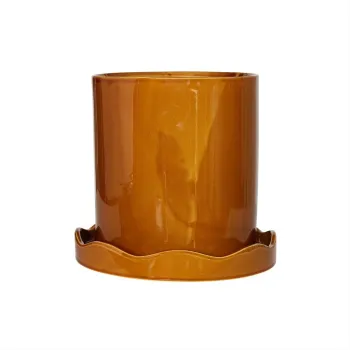 Ghiveci decorativ din gresie handmade o 21,5 cm Nami - OYOY Living Design imagine