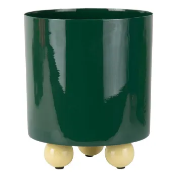 Ghiveci decorativ din metal o 18 cm Double Funky - PT LIVING imagine