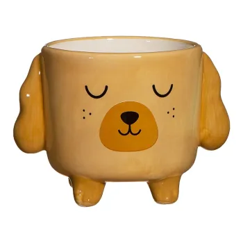 Ghiveci decorativ din piatra pictata manual o 7,5 cm Cockapoo - Sass & Belle imagine