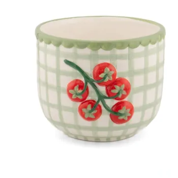 Ghiveci decorativ din portelan pictata manual o 12 cm Tomato - Sass & Belle imagine
