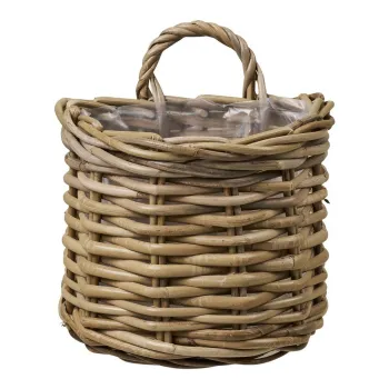 Ghiveci decorativ din ratan pentru ierburi aromatice/de agAfE>at / de perete Keli aEURHouse Nordic imagine