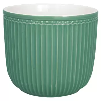 Ghiveci din ceramica Green Gate Alice, o 14 cm, verde imagine
