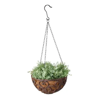 Ghiveci din metal suspendat si de perete o 30 cm - Esschert Design imagine