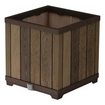 Ghiveci din plastic cu sistem de auto-irigare Deco Square - Keter imagine