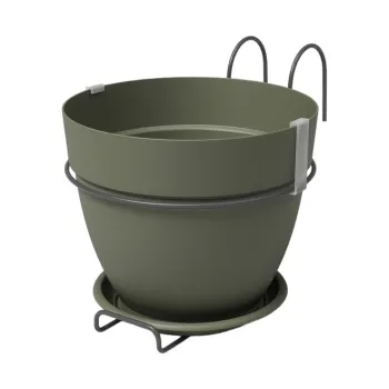 Ghiveci din plastic reciclat de agatat / de perete o 20 cm Capri - Artevasi imagine