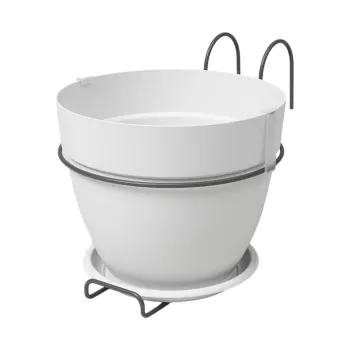 Ghiveci din plastic reciclat de agatat / de perete o 20 cm Capri - Artevasi imagine