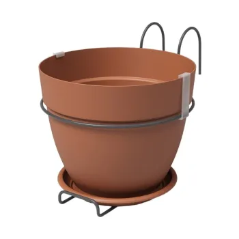 Ghiveci din plastic reciclat de agatat / de perete o 20 cm Capri - Artevasi imagine