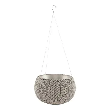 Ghiveci din plastic suspendat si de perete o 28 cm Cozy - Keter imagine