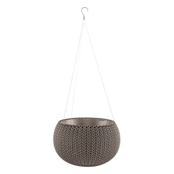 Ghiveci din plastic suspendat si de perete o 36 cm Cozy - Keter imagine
