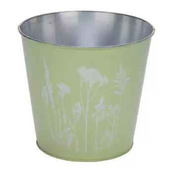 Ghiveci Ego Dekor Flowery, o 10,5 cm, verde imagine