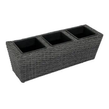 Ghiveci flori ADDU Balcony Box, gri inchis imagine