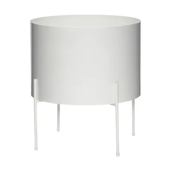 Ghiveci metalic alb o 40 cm Airy - Hubsch imagine