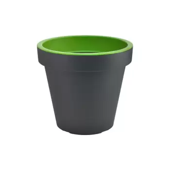 Ghiveci Metro Twist, o 29,5 cm, gri-verde imagine